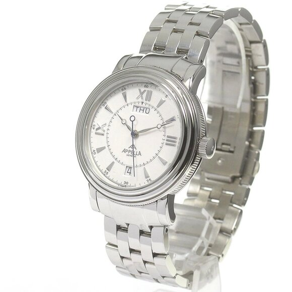 APPELLA 587 Day date white Dial Automatic Men's Watch_834449 - Picture 2 of 6